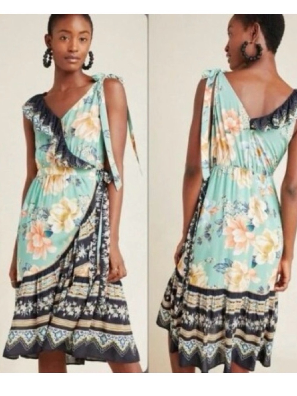 Farm Rio Monica Wrap Dress M